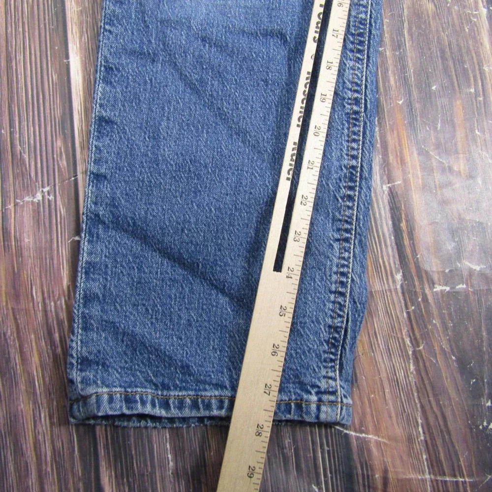 Levi's 541 Athletic Taper Men 33x30 Blue Distressed Stretch Denim Jeans